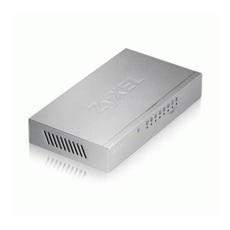 SWITCH 8P LAN 10/100M ZYXEL ES-108AV3-EU0101F V3 AUTO MDI/MDI-X DESKTOP METAL CASE 3P QOS -GARANZIA 5 ANNI-