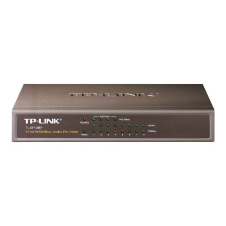 SWITCH 8Porte LAN 10/100M POE DESKTOP 4 Porte POE-GARANZIA 3 ANNI-