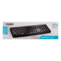 Rapoo E1050 - Tastiera - wireless - 2.4 GHz - nero