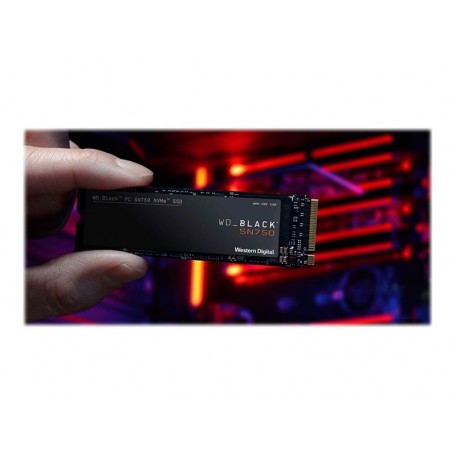 SSD M.2(2280) 500GB PCIE3.0X4-NVME WD BLACK SN750 READ:3470MB/S-WRITE:2600MB/S