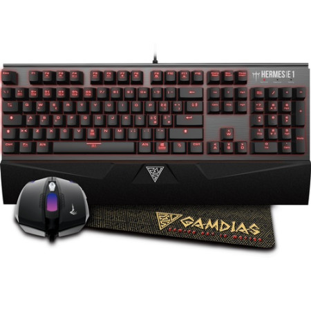 TASTIERA HERMES P1 IT smart keys RGB 8 TASTI MULTIM. - PS4 Mosue+TASTIERA