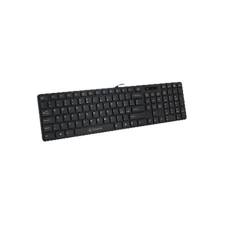 TASTIERA USB ATLANTIS P013-IMB-2656 TASTI CHOCOLATE KEY - NERA - EAN 8026974016429 - GARANZIA 2 ANNI-