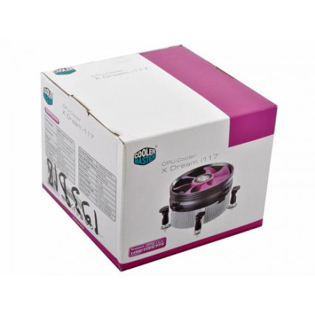 Ventola CPU Cooler Master X Dream i117, Processore, Refrigeratore, 9,5 cm, LGA 1151 (Presa H4), Intel® Celeron®, Intel® Pentium