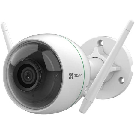 VIDEOCAMERA IP WIRELESS EZVIZ HUSKY AIR PLUS/ C3W PLUS BIANCA-2MP-RISOL.1920X1080 25FSP-IP66 IR FINO 30MT-MICROSD(NON