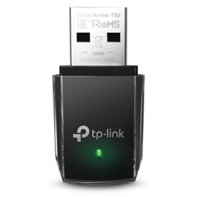 WIRELESS AC1300 DUAL BAND TP-LINK ARCHER T3U USB3.0 1T1R 400MBPS A 2.4GHZ +867MBPS A 5GHZ 802.11A/B/G/N/AC