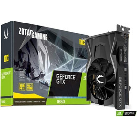 ZOTAC NVIDIA GTX 1650 OC GAMING 4Gb DDR5 128BIT 1695MHZ-BOOST DP HDMI DVI-D 2SLOT ATTIVA GARANZIA 2+3 ANNI
