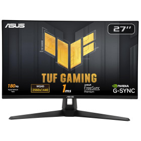 ASUS MONITOR 27 LED IPS 16:9 QHD 1MS 180HZ 250 CDM, TUF GAMING, DP/HDMI, MULTIMEDIAL