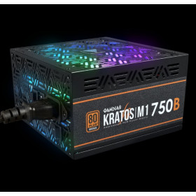 GAMDIAS ALIMENTATORE KRATOS M1-750B 750W NEON-FLEX RGB 80 PLUS BRONZE