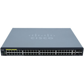 Switch L3 PoE Cisco SG350X-48 con 48 porte Gigabit Ethernet (GbE), 2 x 10 G combinate + 2 x SFP+,8 PoE  (SG350X-48-K9-EU)
