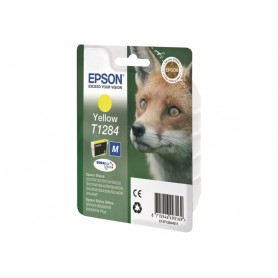 Epson T1284 - 3.5 ml - taglia M - giallo - originale - blister - cartuccia d'inchiostro - per Stylus S22, SX130, SX230, SX235, 